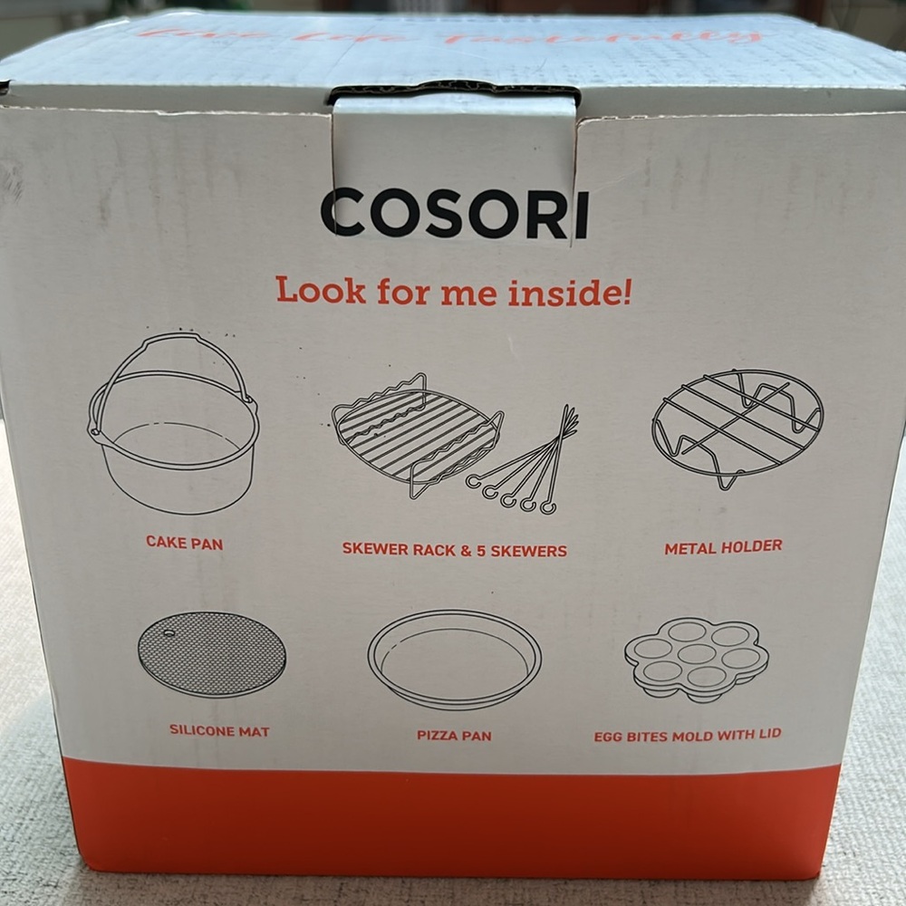 Cosori 5.8 Quart Air Fryer Accessories New in Box - Picture 3 of 5